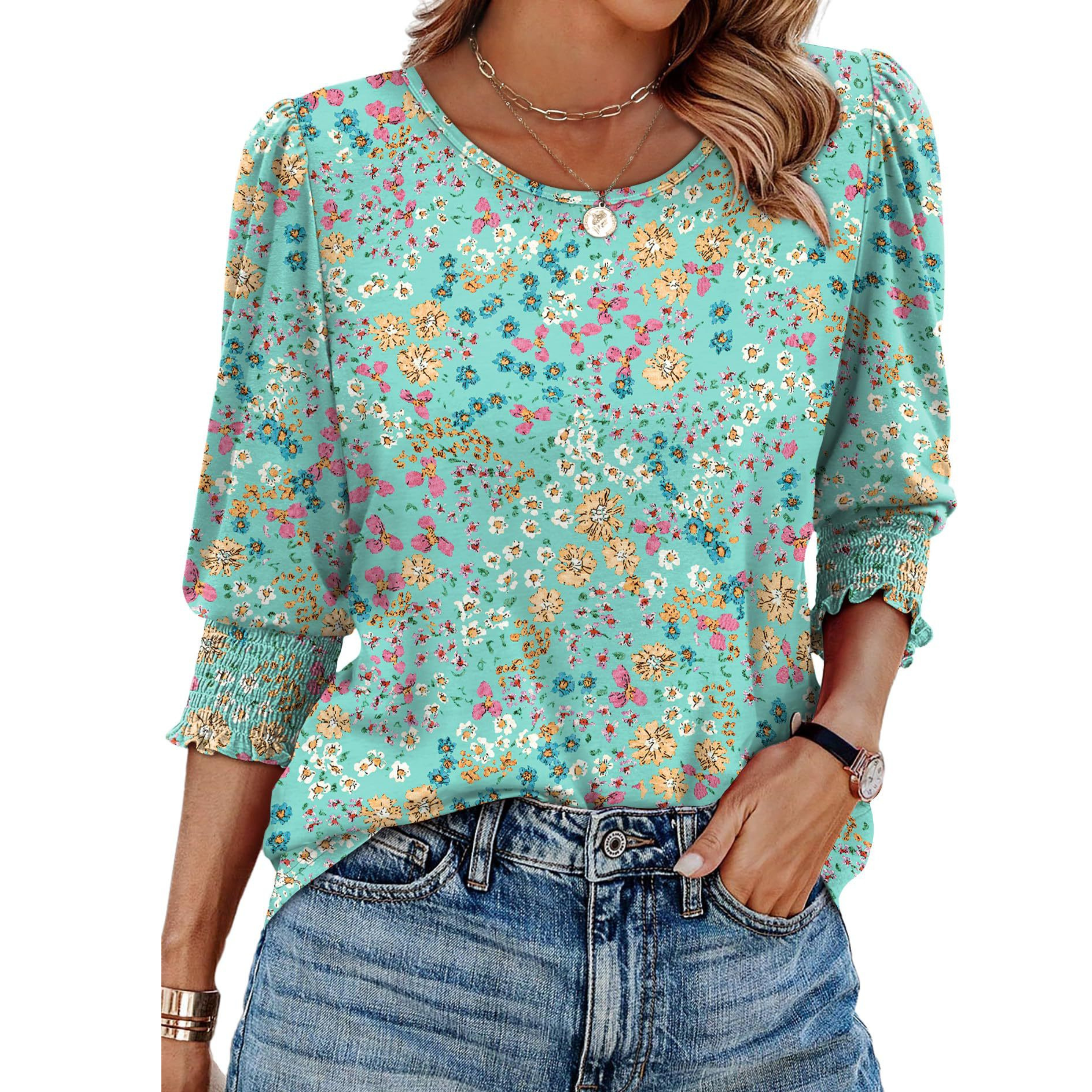 Floral Vert Lac / 3XL